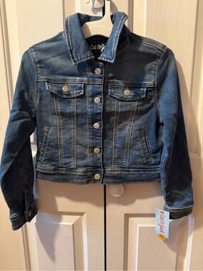 Cat & Jack Size Medium (8) Jean Jacket NWT Medium Wash